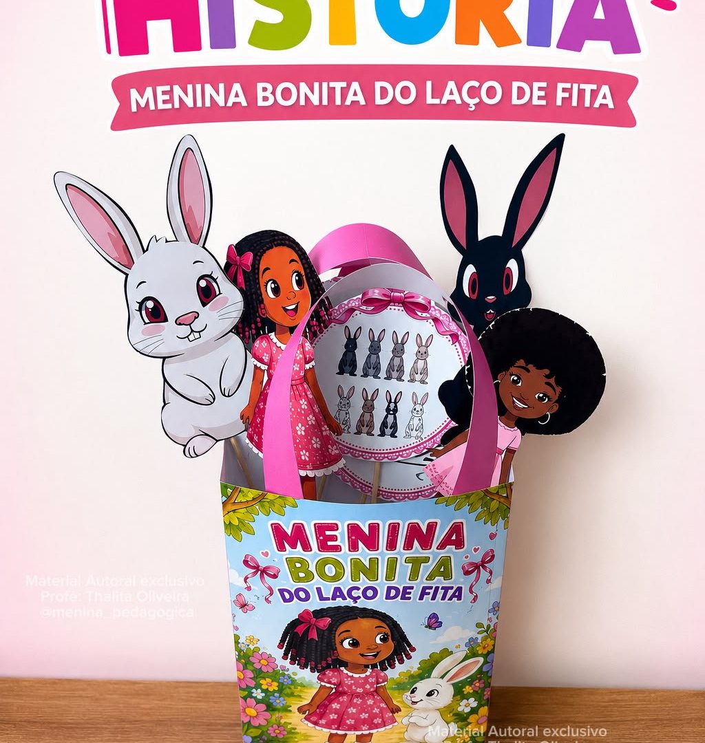 SACOLA DE HISTÓRIAS — MENINA BONITA DO LAÇO DE FITA